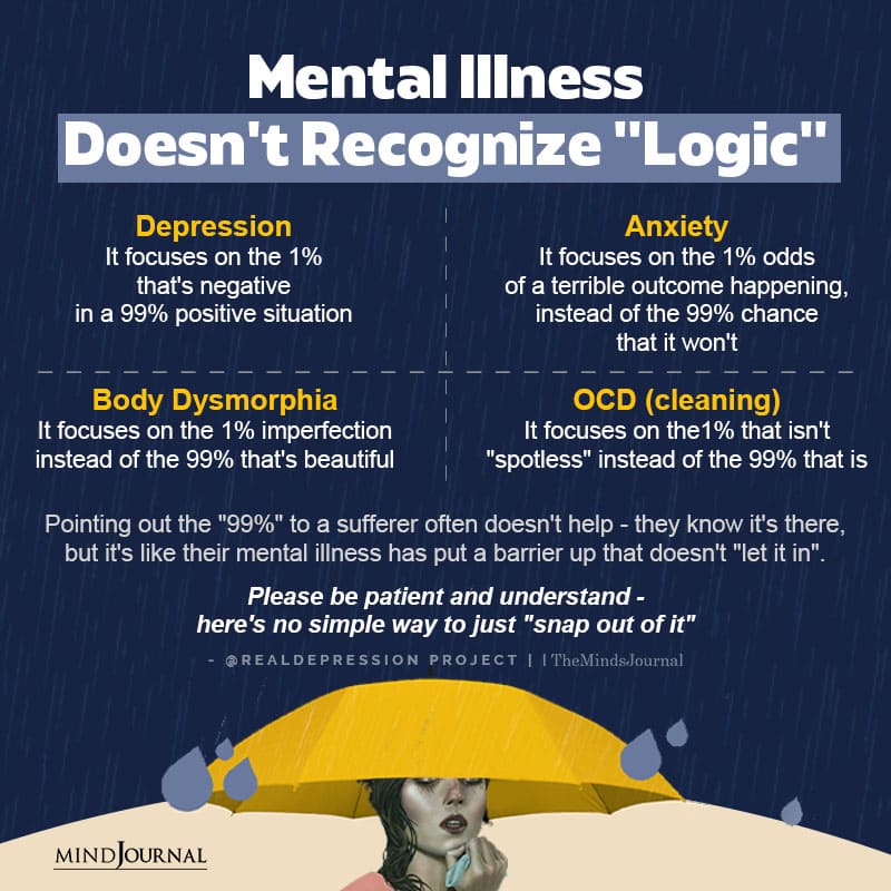 Mental Illness Doesnt Recognize Logic