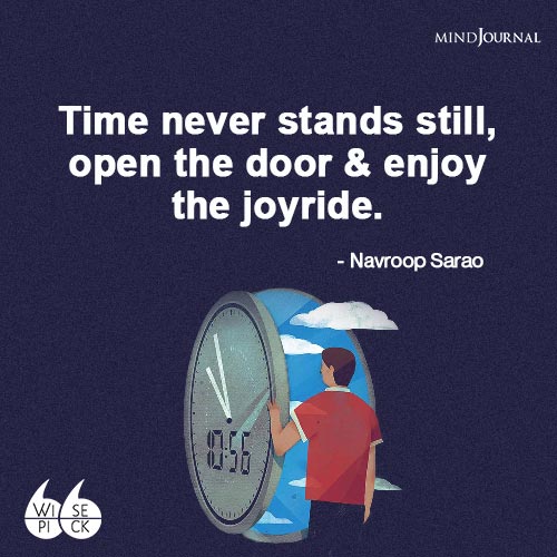 Navroop Sarao Time never stands still