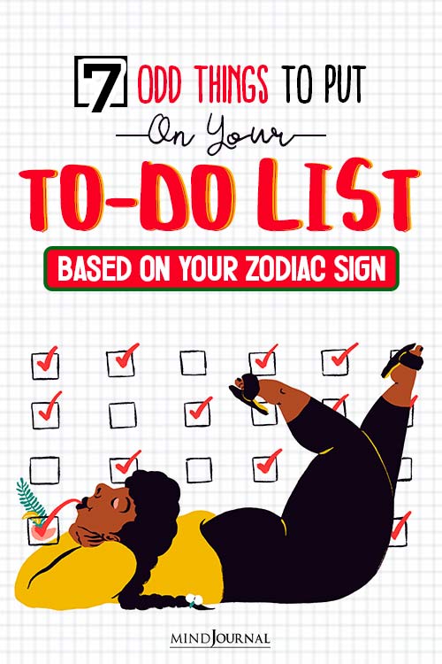 Odd Things Put On Your To Do List pin