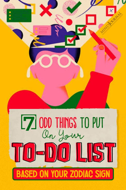 Odd Things Put On Your To Do List