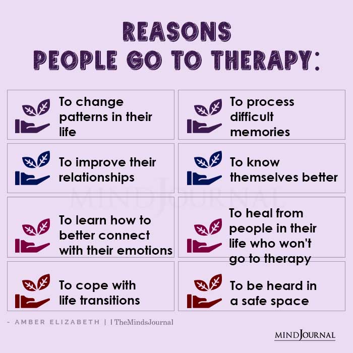 Reasons People Go To Therapy