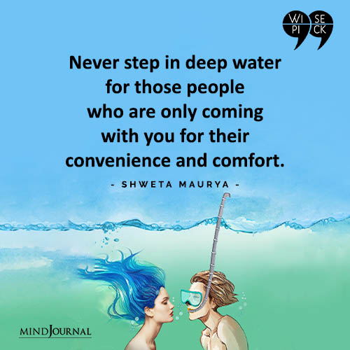 Shweta Maurya Never step in deep water