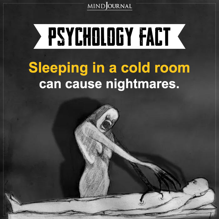 Sleeping In A Cold Room Can Cause Nightmares