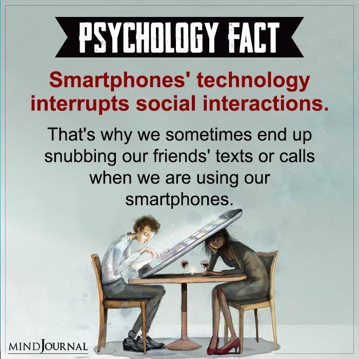 Smartphones Technology Interrupts Social Interactions