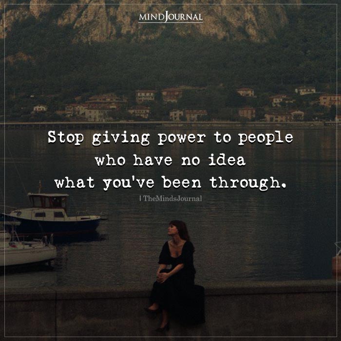 Stop Giving Power To People Who Have No Idea What