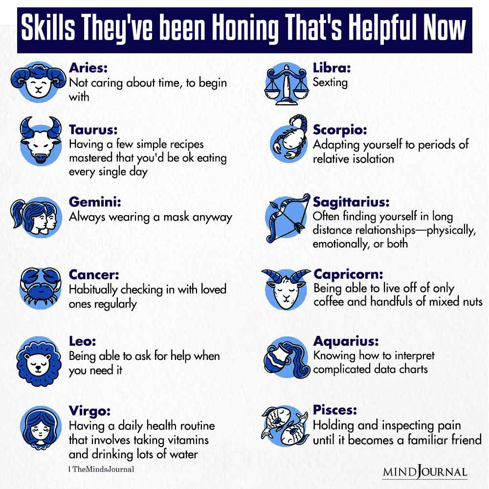 The Skills Zodiac Signs Been Honing That's Helpful Now