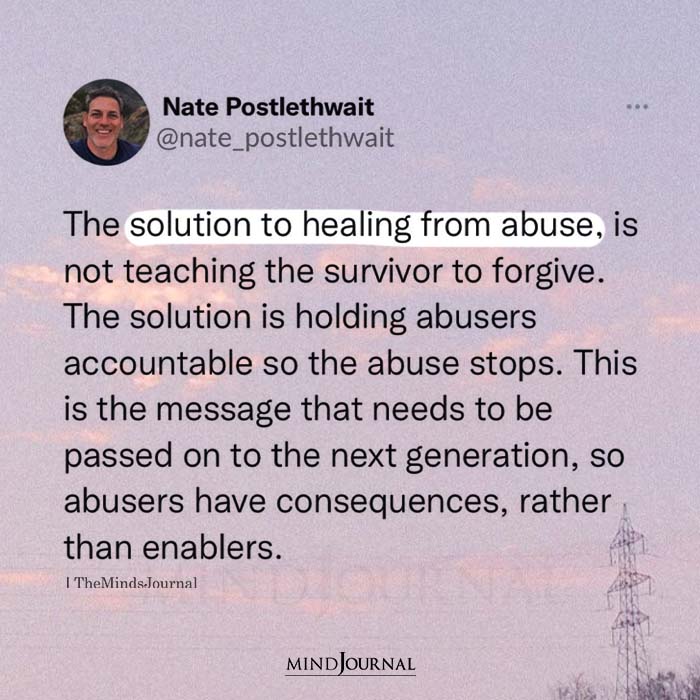 The Solution To Healing From Abuse