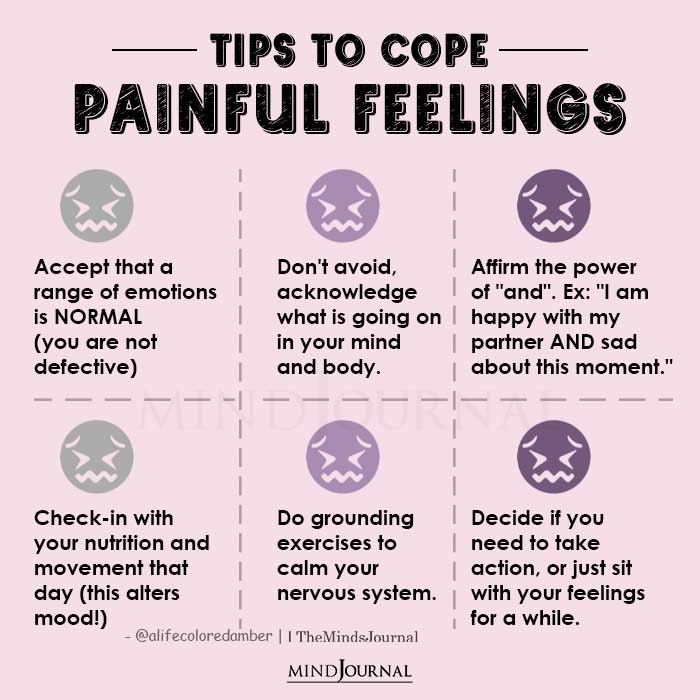 Tips To Cope Painful Feelings