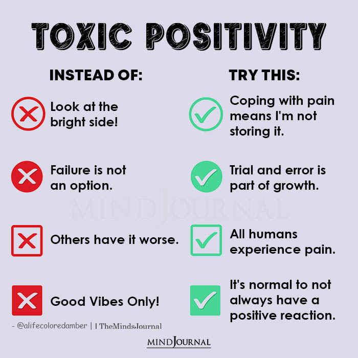 Toxic Positivity Instead Of Try This