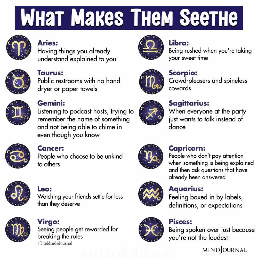 What Makes The Zodiac Signs Seethe