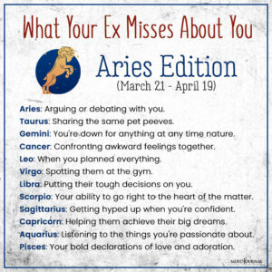 What Your Ex Misses About You: 12 Zodiac Signs