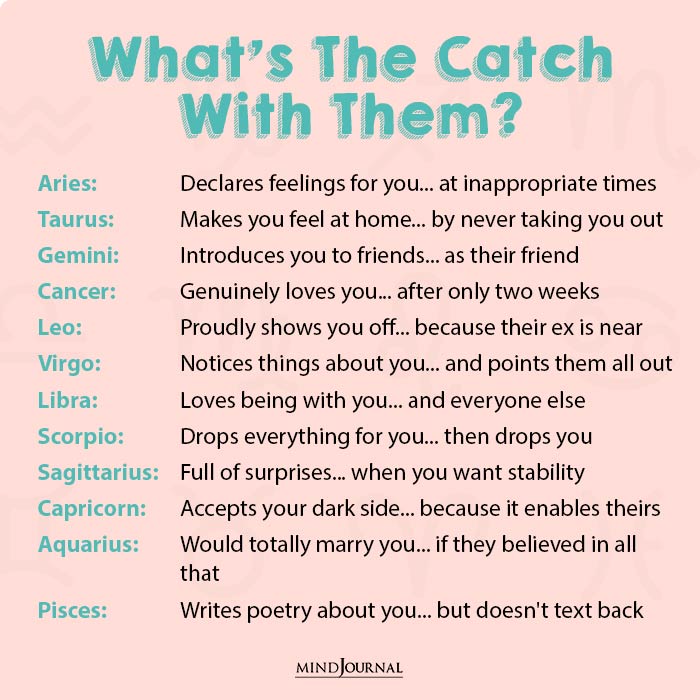 What's The Catch With These Zodiac Signs