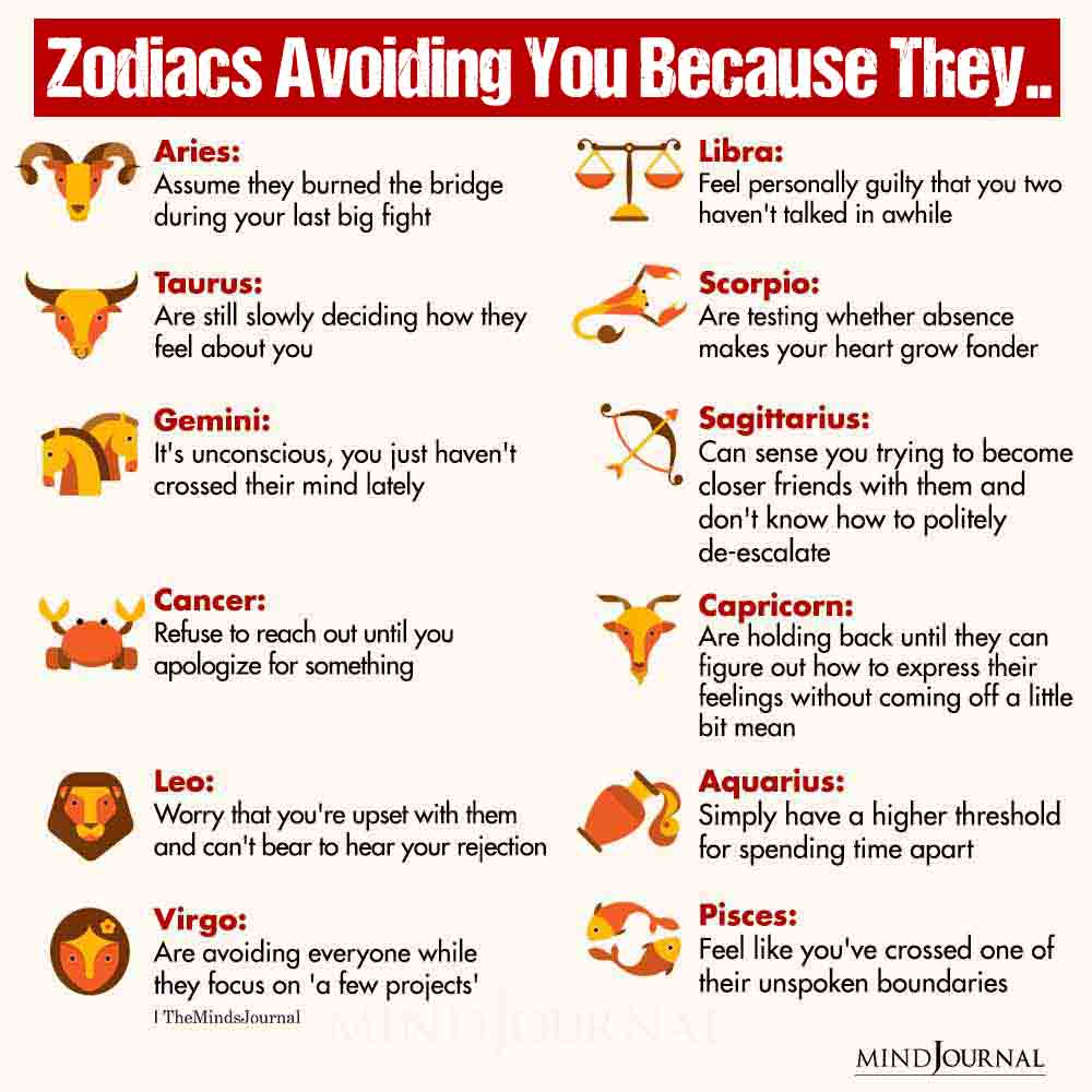 Why The Zodiac Signs Are Avoiding You