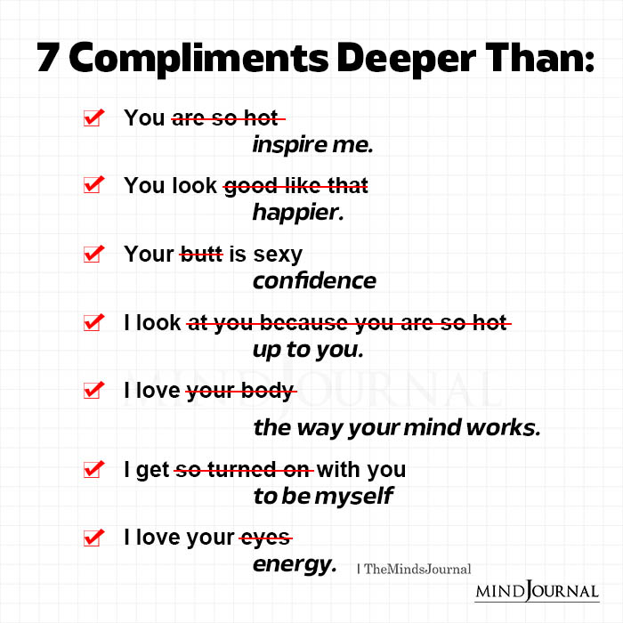 7 Compliments Deeper Than