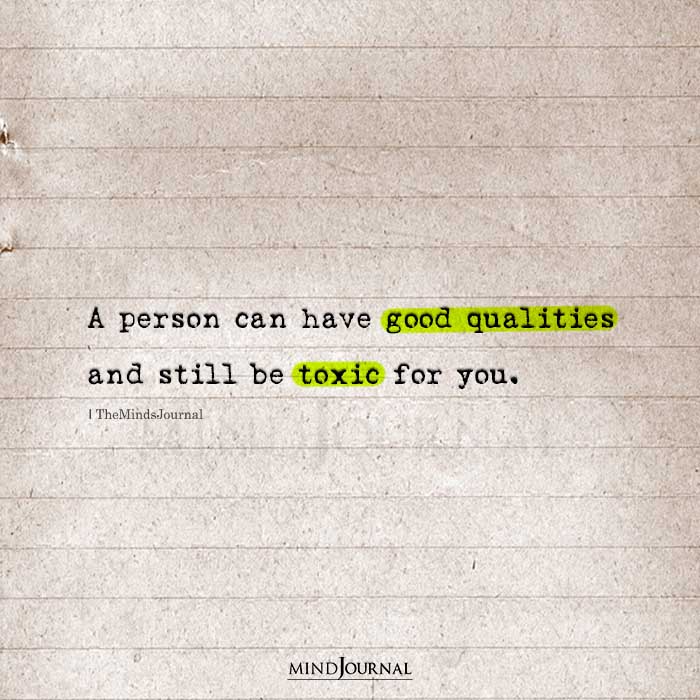A Person Can Have Good Qualities