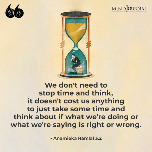 Anamieka Ramlal 3.2 We Dont Need to stop time