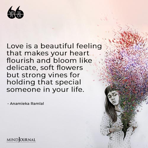 Anamieka Ramlal Love is a beautiful feeling