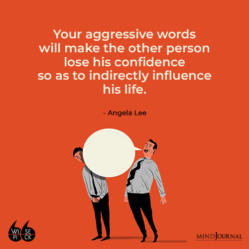 Angela Lee Your Aggressive Words