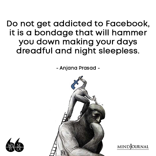 Anjana Prasad Do not get addicted to facebook