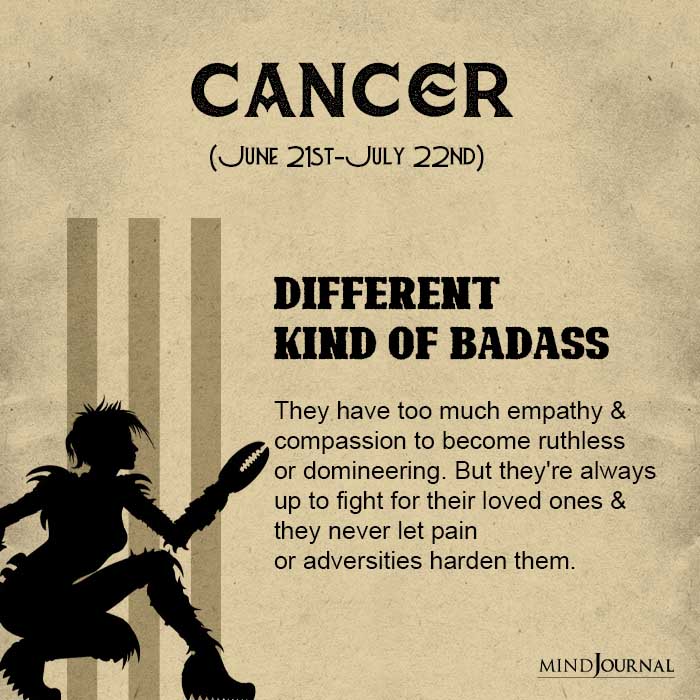 Cancer Different kind of badass