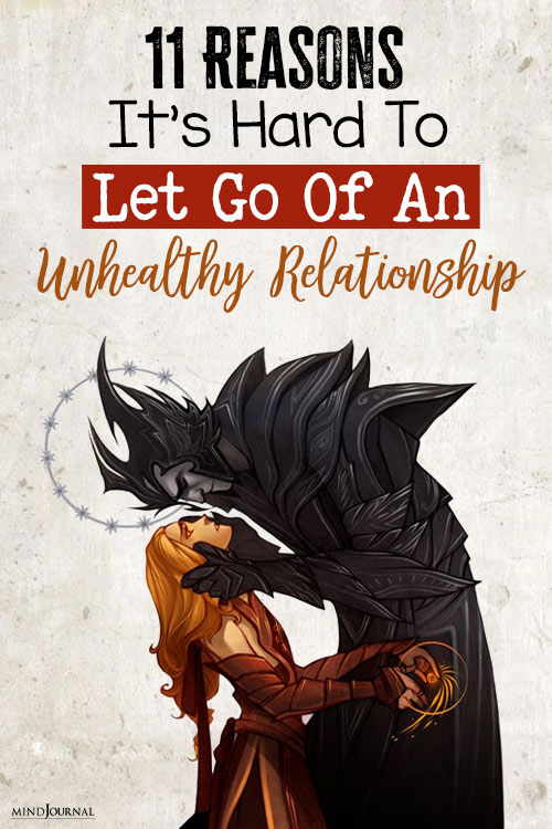 Hard To Let Go Of Unhealthy Relationship pin