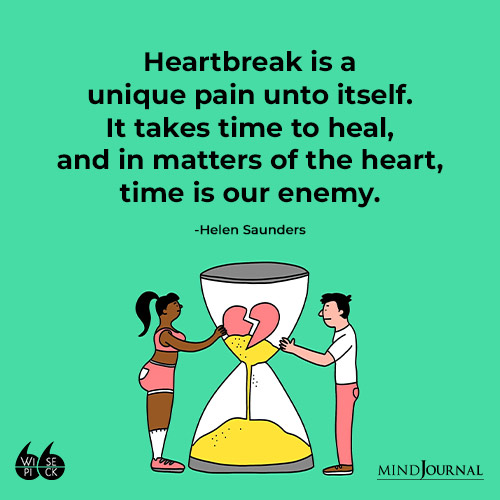 Helen Saunders Heartbreak is a unique pain