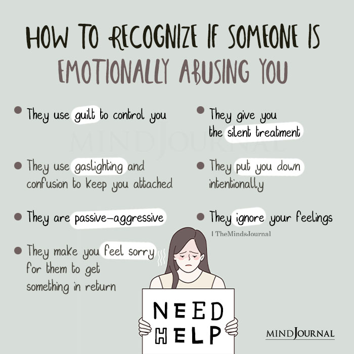 How To Recognize If Someone Is Emotionally Abusing You