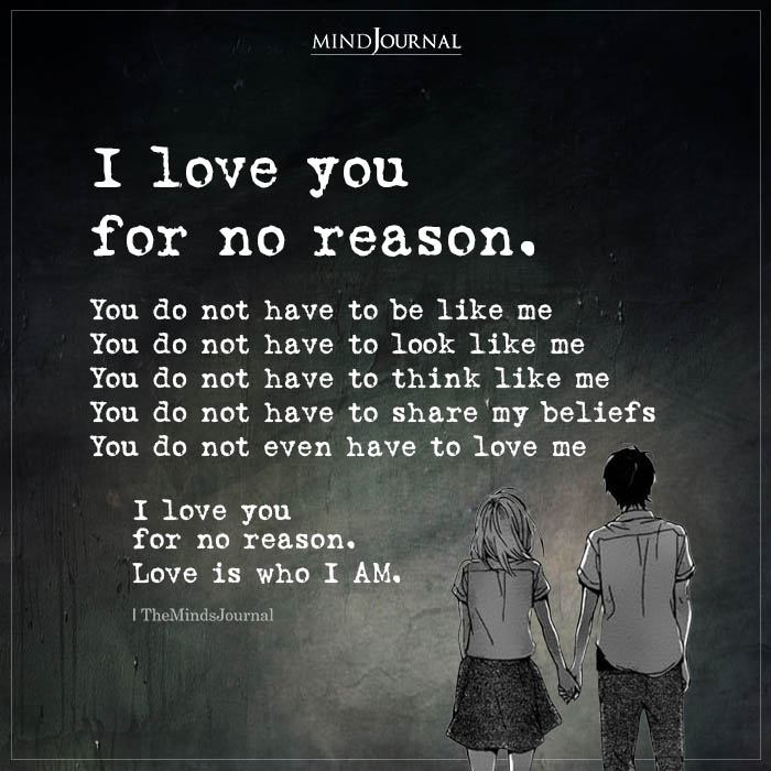 I Love You For No Reason