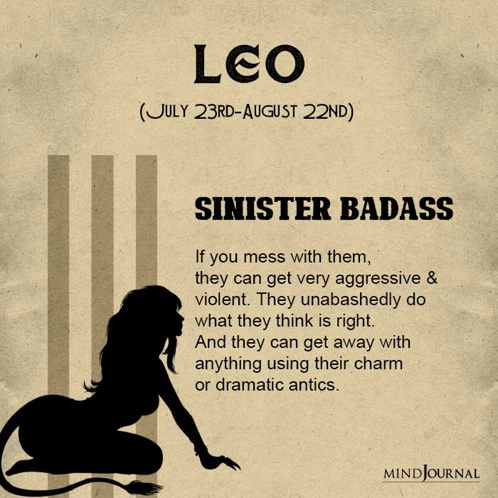 Leo Sinister badass