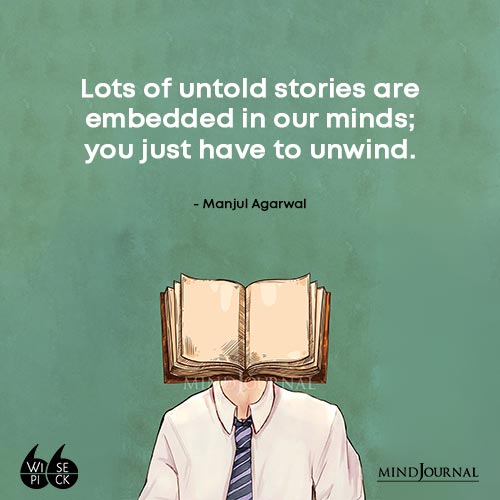 Manjul Agarwal Lots Of Untold Stories