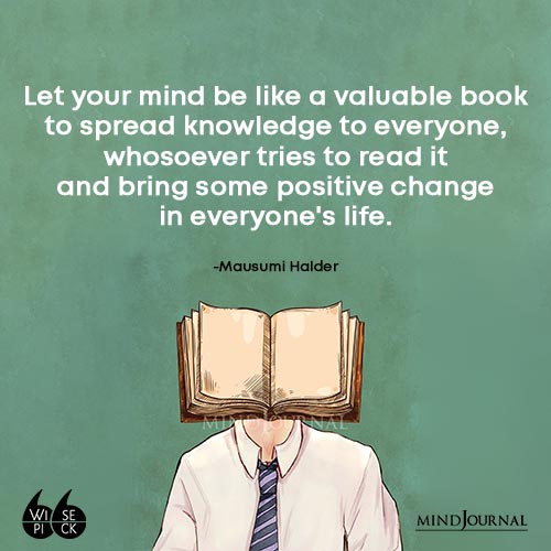 Mausumi Halder Let Your Mind Be Like