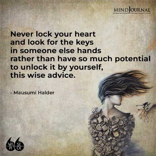 Mausumi Halder Never Lock Your Heart