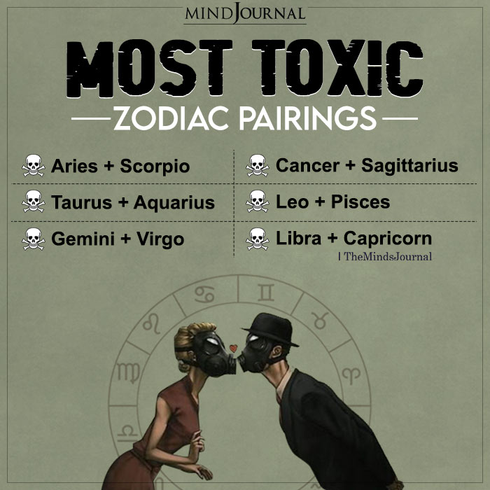 Most Toxic Zodiac Pairings