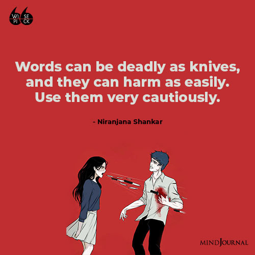 Niranjana Shankar Words Can Be Deadly