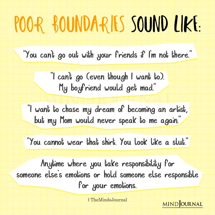 Poor Boundaries Sound Like