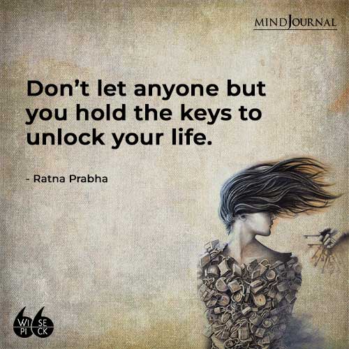 Ratna Prabha Dont let anyone but you hold the key