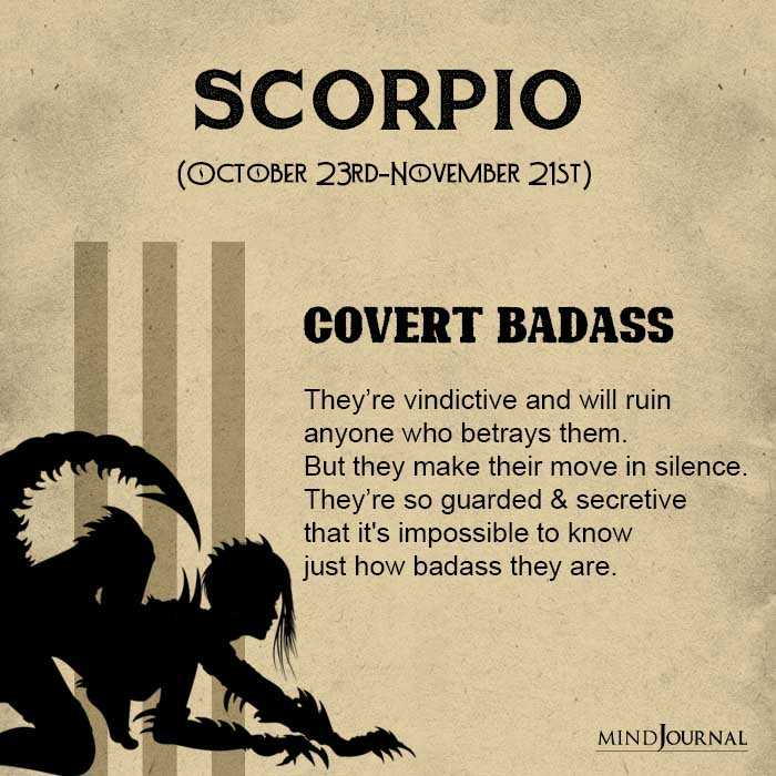Scorpio Covert badass