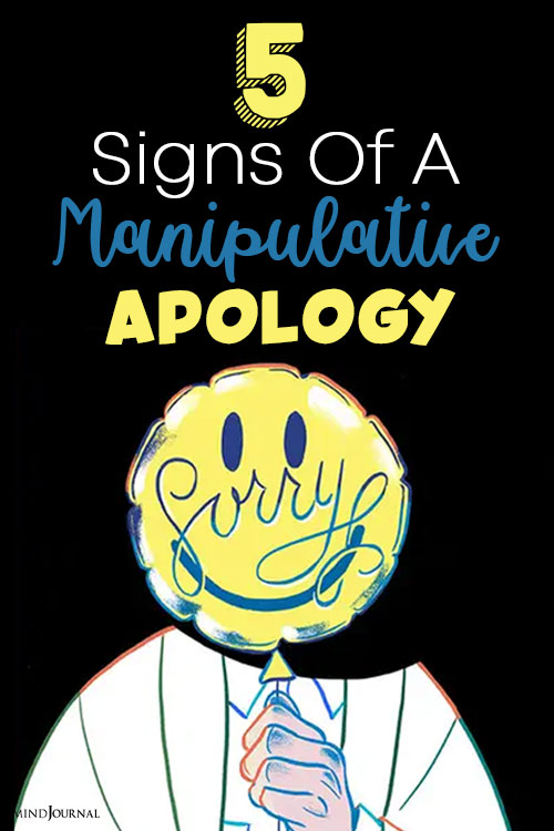 Signs Of A Manipulative Apology pin