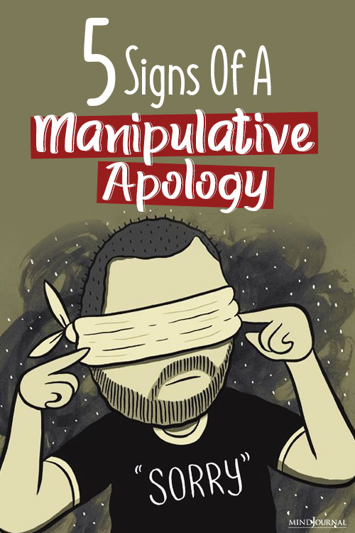 Signs Of Manipulative Apology pin