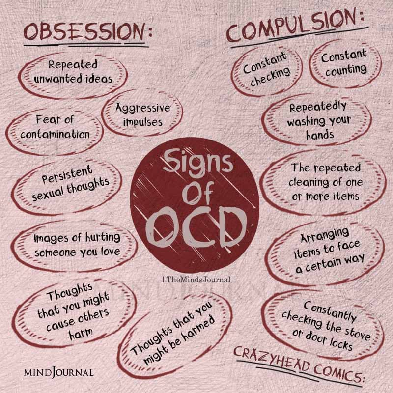 Signs Of OCD Obsession And Compulsion