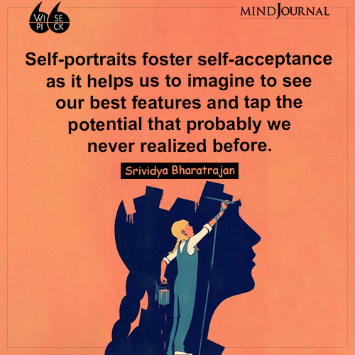 Srividya Bharatrajan Self portraits foster