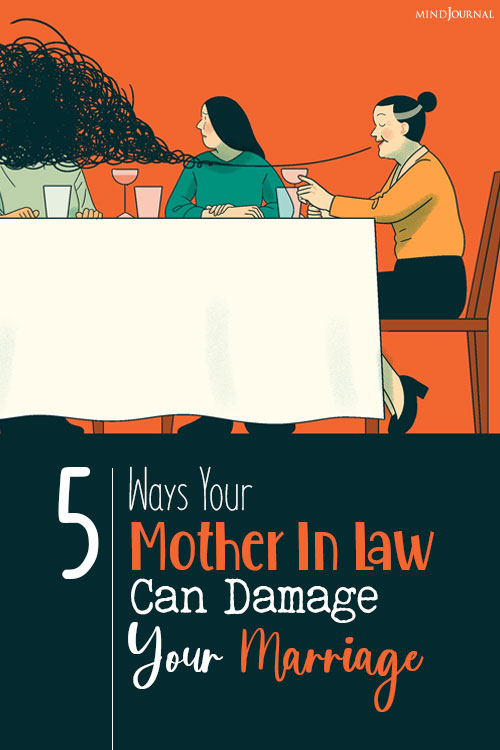 Ways Mother In Law Damage Marriage pin