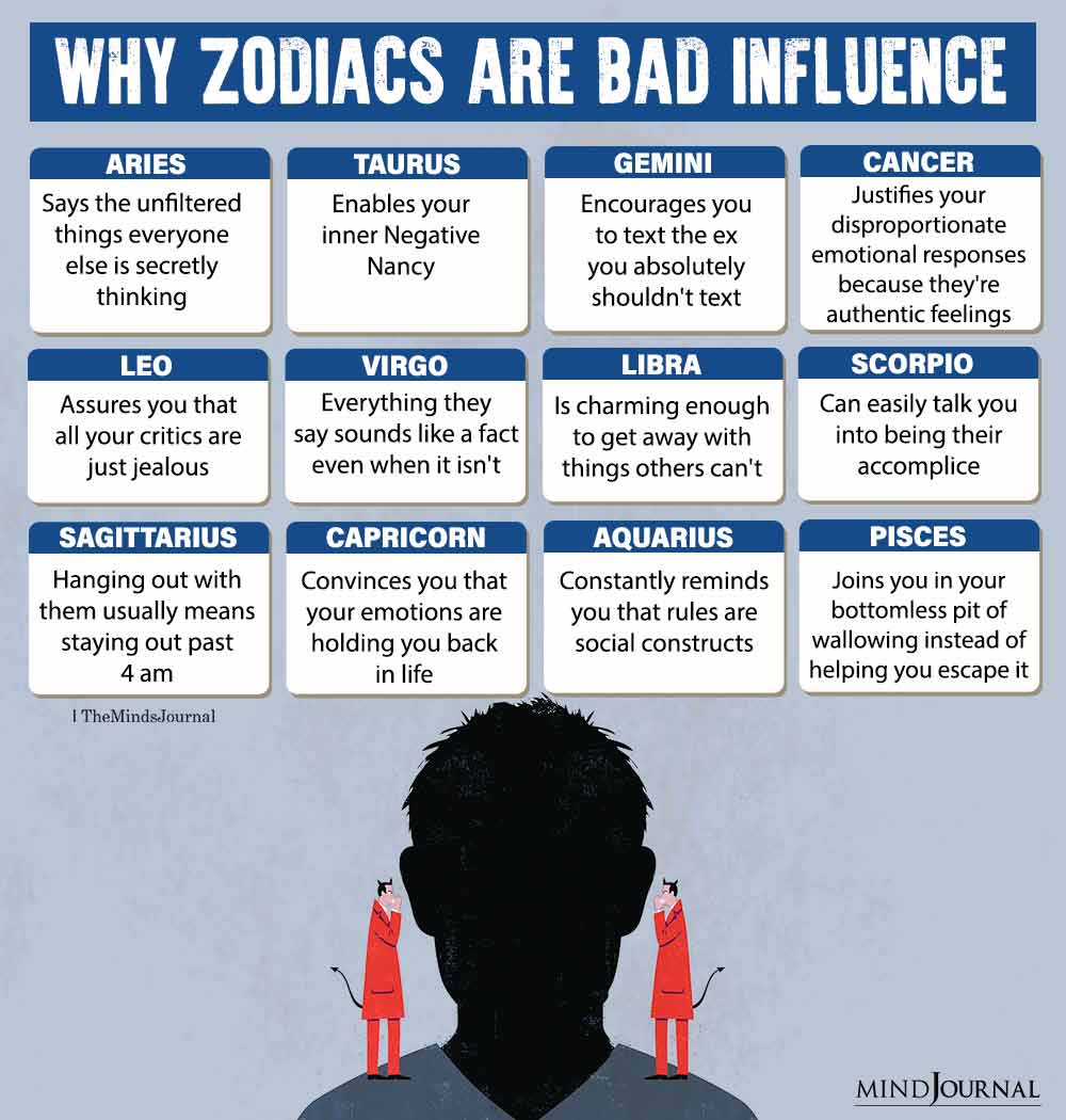 Why The Zodiac Signs Are Bad Influence