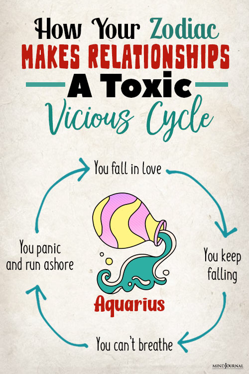 Zodiac Makes Relationship Toxic Vicious Cycle pin