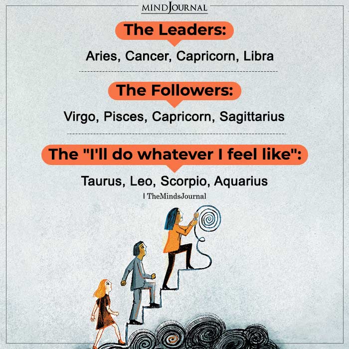 Zodiac Signs As The Leaders And The Followers