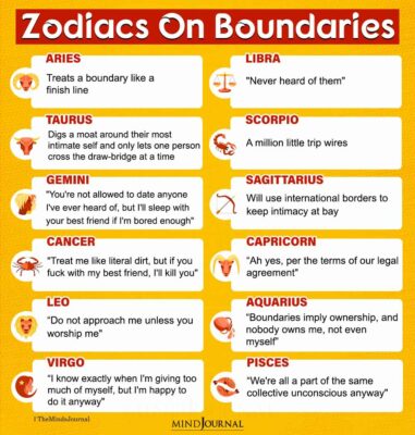 Zodiac Signs On Boundaries - Zodiac Memes Quotes