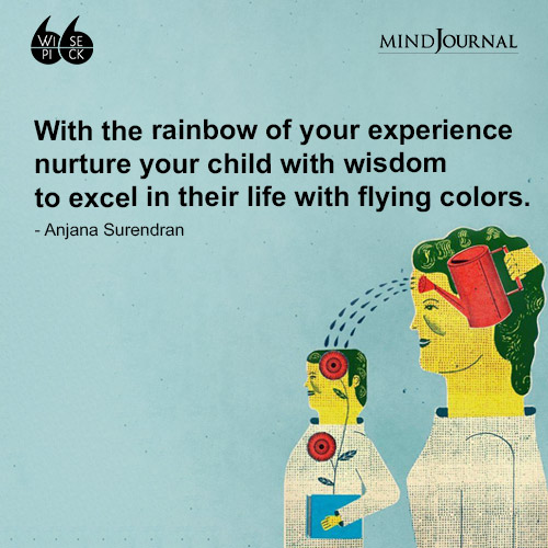 Anjana Surendran With the rainbow