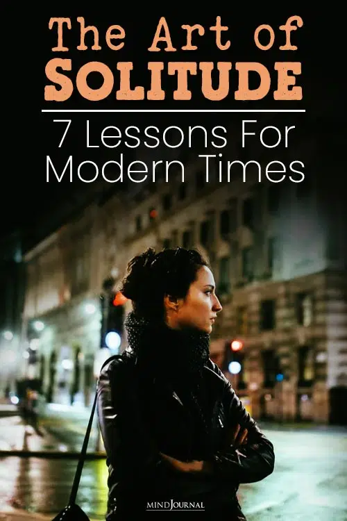 Art of Solitude Lessons Modern Times pin