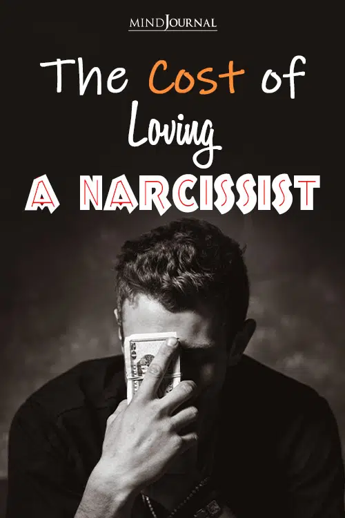 Cost of Loving Narcissist pin