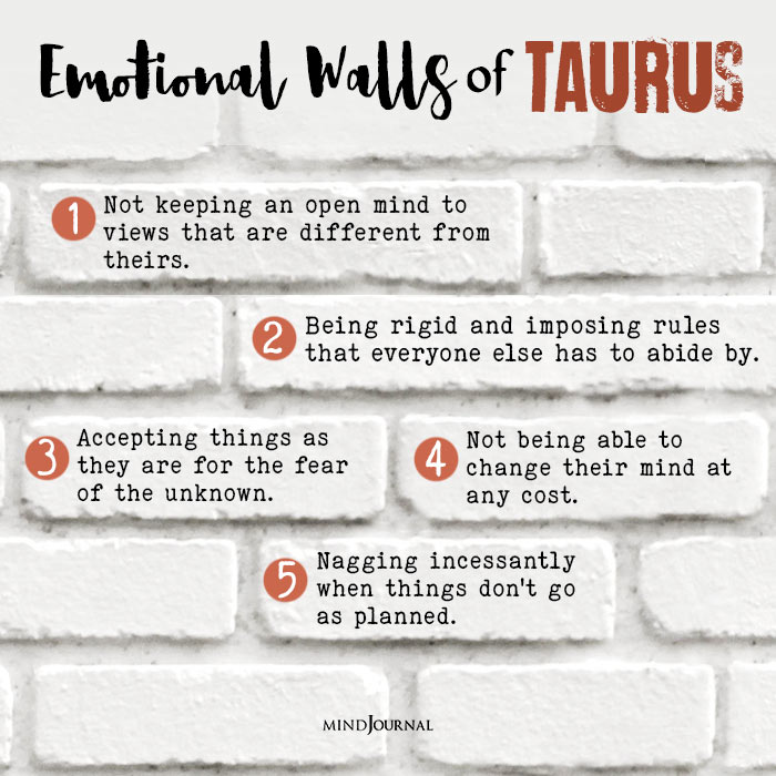Emotional Walls Of taurus